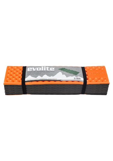 Evolite Ultralight Comfort Katlanır Mat - Siyah/turuncu Siyah - Turuncu