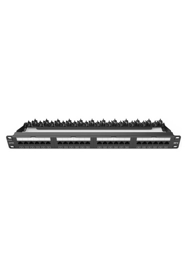 Teknoteg - Unıtek Cat6 Utp 24 Port Rj45 Patch Panel T003a