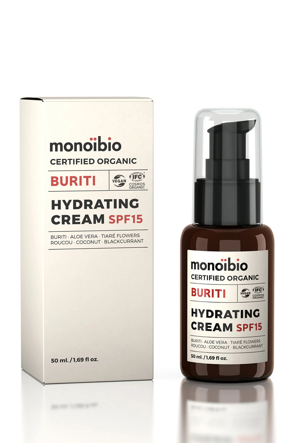 Monoibio Buriti Organik Cilt Bakım Kremi Spf 15 Krem 50 Ml