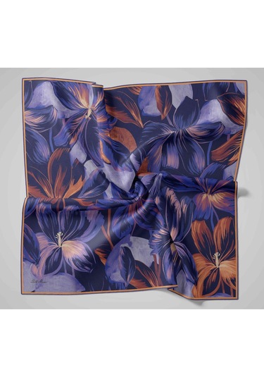 Silk Home Twill İpek Eşarp 11480-84 Lacivert, Pembe, Saks, Krem, Bordo