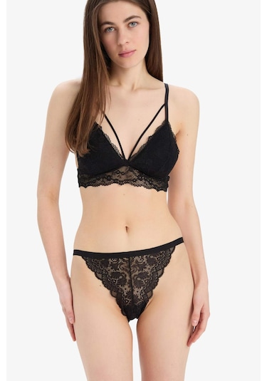 DeFacto Dantelli Kaplı Pedli Bralet-Fall in Love R6569AZ25SPBK27 DeFacto Dantelli Kaplı Pedli Bralet-Fall in Love R6569AZ25SPBK27