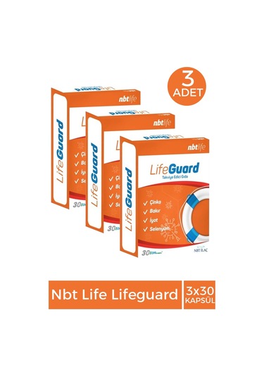 Nbt Life Lifeguard 30 Kapsül 3 Adet