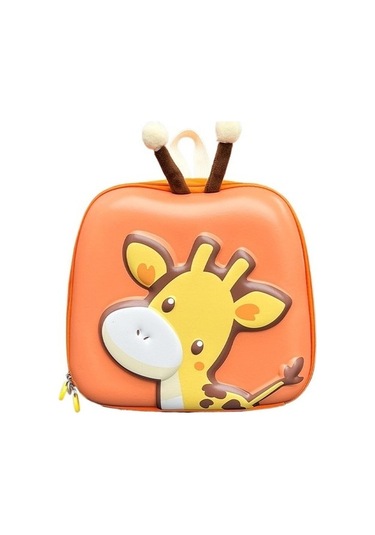 Karikatür Geyik Eva Yumurta Kabuğu Çantası Erkek Ve Kız Anaokulu Sevimli Küçük Okul Çantası Moda Çocuk Sırt Çantası 26yxfp Beyaz - Turuncu