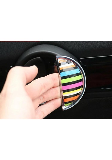 Mini Cooper İle Uyumlu Kapı Kolu Sticker Kaplama Raainbow R Seri