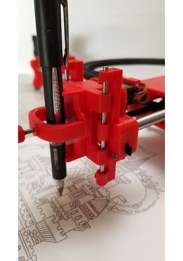 Arduino Çizim Robotu Axidraw Drawing Robot Sadece Plastik Set