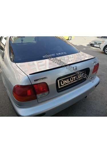 OtoÇizgi Honda Cıvıc Bagaj Üstü Spoiler 1995-2000 Piano Black OtoÇizgi