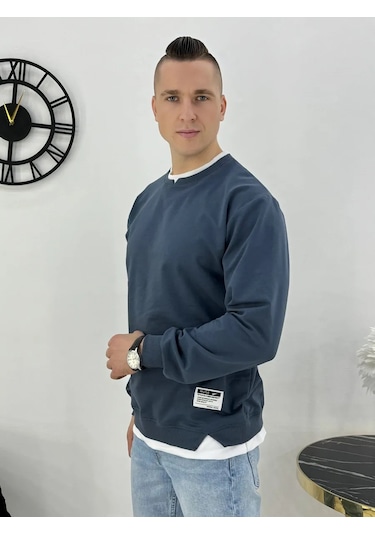 Oversize Kazak Uzun Kollı Süveter Sweatshirt 332300909 Grafit