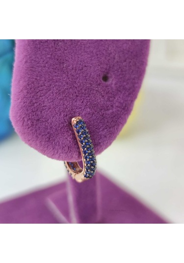 3 Sira Tamtur Laci Taşli J Gümüş Küpe