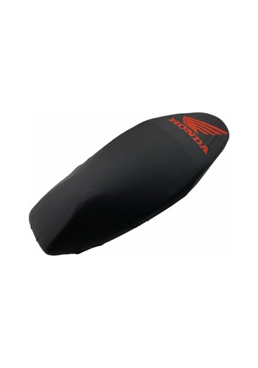 Honda Koltuk Kılıfı Siyah-kırmızı Baskılı Pcx