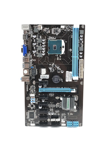 Esonic Gladiators Combo Intel Celeron Işlemcili HM65 8 PCI 1600 MHz DDR3 Soket 988 ATX Mining Anakart