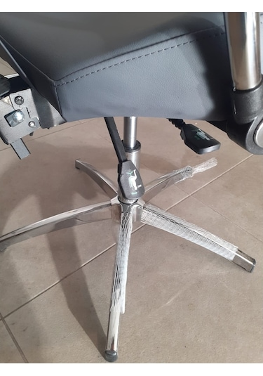 Geri Yatarlı Yükseklik Ayarlı Kuaför Makyaj ve Kaş Koltuğu Gri