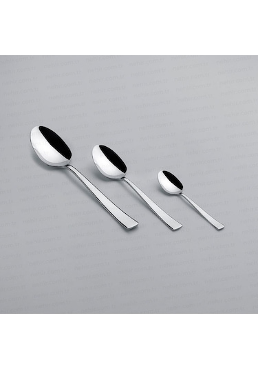 Nehir Deniz Sade 6 Kişilik 36 Parça Çatal Kaşık Bıçak Takımı