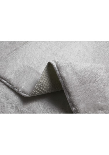 My Evilla Modern Dekoratif Kaymaz Taban Rabbit Oval Halı Yolluk 001