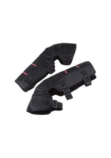 Dinosaurs Store 2 Adet Uzun Motosiklet Dizliği - Siyah Yeşil