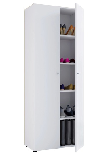 İlza Ayakkabılık - Çok Amaçlı Dolap - Kiler Dolabı - 80 Cm Beyaz
