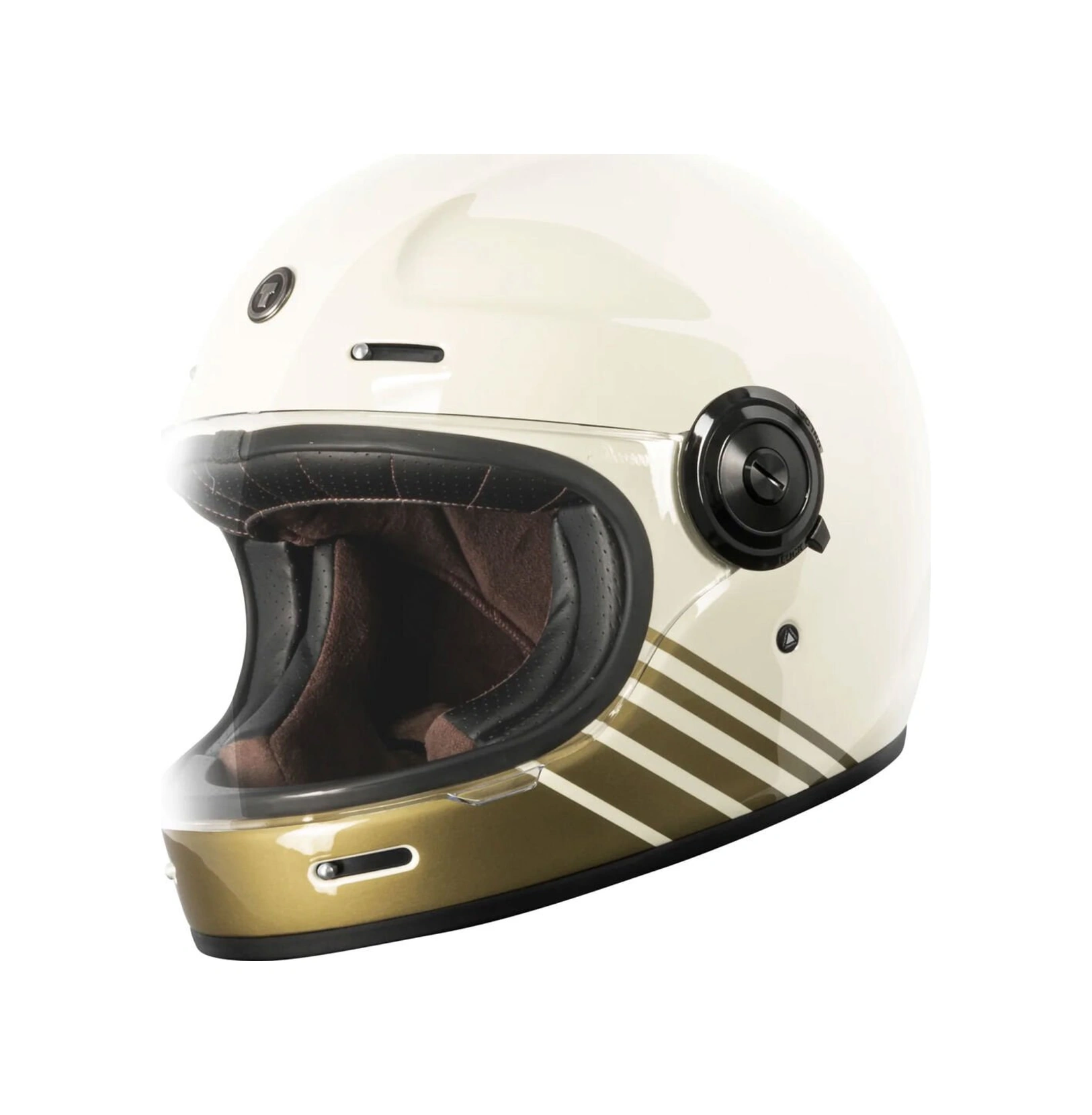 Torc T-1 Newport Breakers Kapalı Motosiklet Kaskı Krem