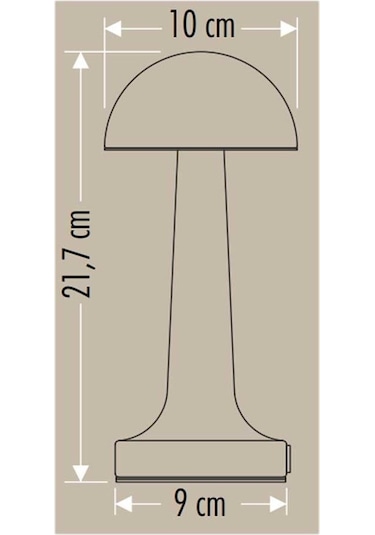 Cata Ct-8430 Lızbon Dokunmatik Masa Lambası 3 Renkli Işık Bronz Beyaz