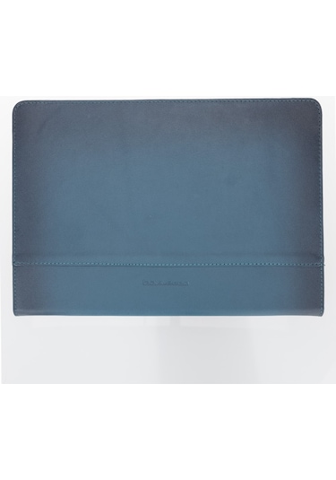 Bouletta Chester Deri 13-14 inç Apple Uyumlu MacBook Kılıfı BRN4EF Mavl