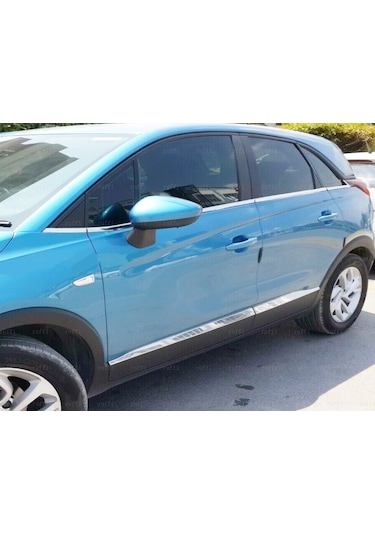 Ebal Otomotiv Opel Crossland X Krom Cam Çıtası 8 Prç. P.Çelik 2017 ve Sonrası