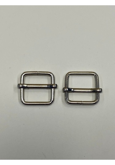 Çanta Sürgüsü / Ayar Tokası / 2 Li Set / 2 Cm Gümüş Renkli Çok Renkli