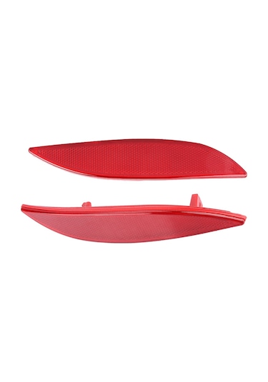 Yaozixa Renault Megane Mk3 2008-2013 Arka Tampon Reflektör Lambası, Kaliteli Abs Malzeme, 3804-3805 Oe Numralı, Kolay Kurulum, Dayanıklı, 1 Çift