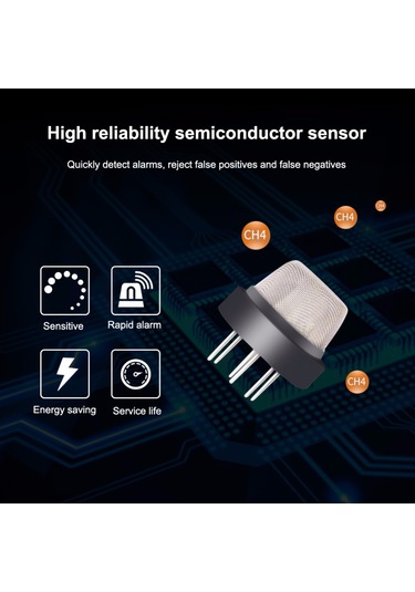 Anjiexun Gaz Kaçak Dedektörü Analizörü Karbon Monoksit Sensörü, Ab Fişi