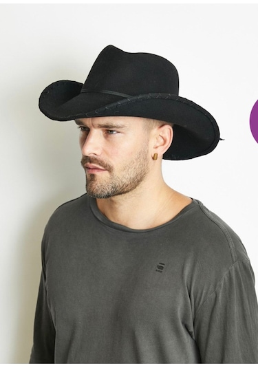 Dorax Kovboy Şapka Güderi Kahve Kahverengi