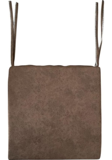 Sandalye Minderi Plastik Sandalye Koltuk Minderi 40 X 40 X 5 Cm Kahverengi Mavi