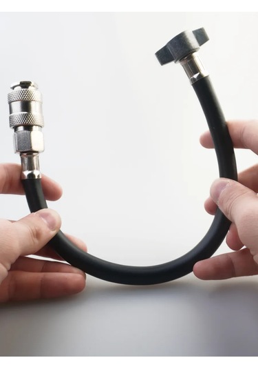 Autoglow 37 Cm Hızlı Sökme Şarj Hortumu Adaptörü Anahtarlı 327461755