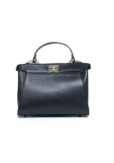 Çapraz Çanta Kadın Sharon M Piumelli Milano Bag D28 Black Siyah