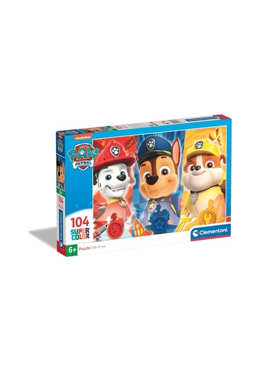Clementoni 104 Parça Super Color Paw Patrol Puzzle 25769
