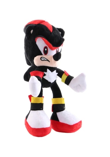 66088 Sonic Boom Arkadaşları Figür Peluş Oyuncak Büyük Boy Kirpi Shadow