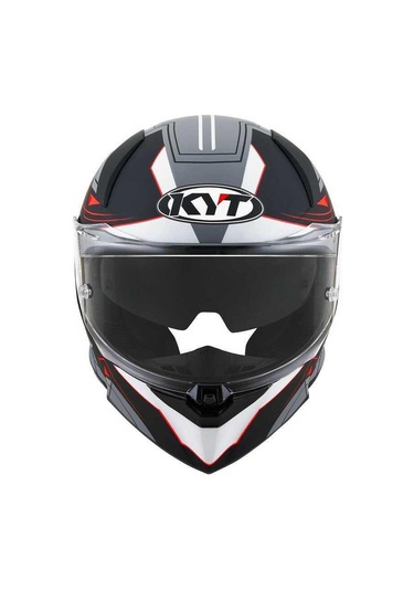 Kyt R2r Kask Led Matt Siyah Gri Siyah