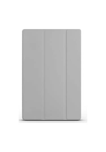 Kilifone - Galaxy Uyumlu Galaxy Tab A8 10.5 Sm-x200 2021 - Kılıf Smart Cover Stand Olabilen 1-1 Uyumlu Tablet Kılıfı - Gri