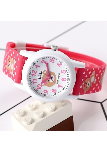 Q&Q QCG2212 Su Geçirmez Rakamlı Kız Çocuk Kol Saati