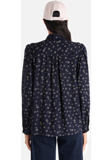 Colins Slim Fit Lacivert Kadın Uzun Kol Gömlek Cl1065231 Cl1065231 Q1.v1 Nav Lacivert