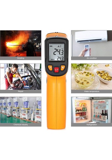 Benetech Gm320 -dijital Kızılötesi Ir Termometre - Sıcaklık Ölçer
