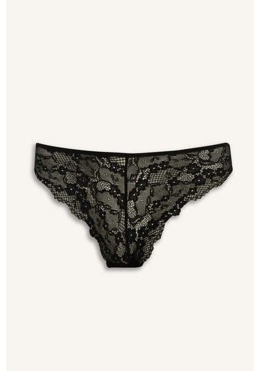 Defacto Dantel Brazilian Külot Fall İn Love T3197az25wnbk27 Siyah Defacto Dantel Brazilian Külot Fall İn Love T3197az25wnbk27 Siyah