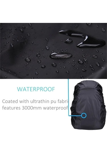 Sırt Çantası Yağmur Kapağı 2 Pcs Yürüyüş, Kamp 90 120l Yeşil İçin Sırt Çantası Yağmur Kapağı Yeşil