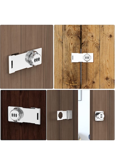 Ximistore9 "çocuk Güvenlikli Kombinasyonlu Çekmece Ve Dolap Kilit Seti - Dayanıklı Çinko Alaşım"