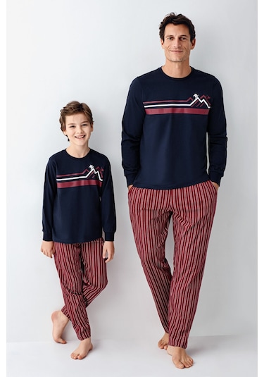 Rolypoly Erkek Çocuk Lacivert Pijama Takımı Rp3648-c-v2
