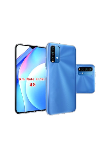 Redmi 9t Kılıf Tchs Süper Silikon Kapak - Renksiz Renksiz