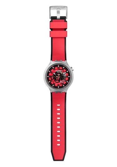 Swatch Sb07s110 Red Juıcy Kadın/erkek Kol Saati Metal
