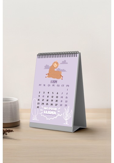 Lama Tasarım 2026 Masa Takvimi Pytktkv028