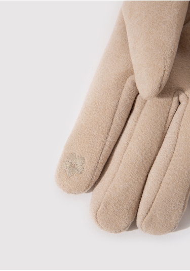 Mavi - Suni Kürk Detaylı Bej Eldiven 1911768-33993 Bej