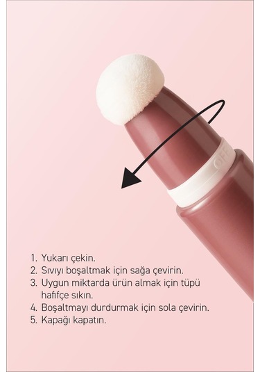 Alix Avien Yoğun Pigmentli E Vitaminli Mat Bitişli Kremsi Likit Allık - Liquid Blusher 06 Dried Rose