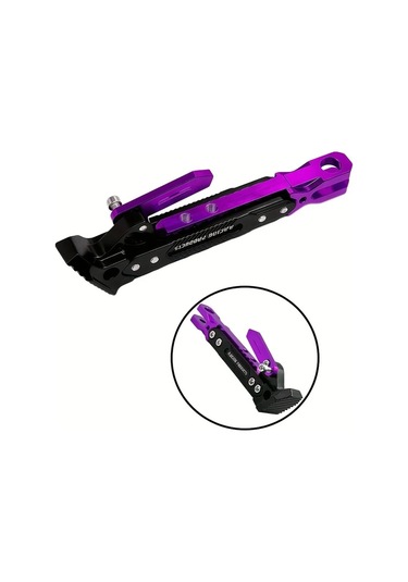 Xuweiwei Adjustable Cnc Metal Motorcycle Tripod Bicycle Metal Bracket Corrosion Resistant Golden