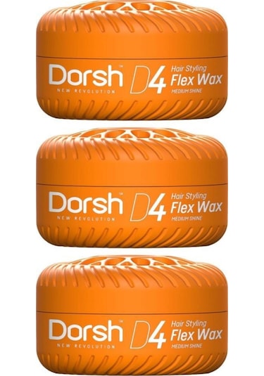 Dorsh Saç Şekillendirici Wax Flex Wax D4 150 Ml 3 Adet