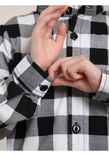 Onıc Çocuk Ekoseli Gömlek 328981470 Beyaz