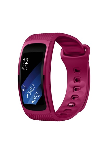 Samsung Uyumlu Gear Fit2 Sm r360 Silikon Saat Kordonu Kordonu Boyutu 126 175mm Mor Fiyatlar ve Ozellikleri